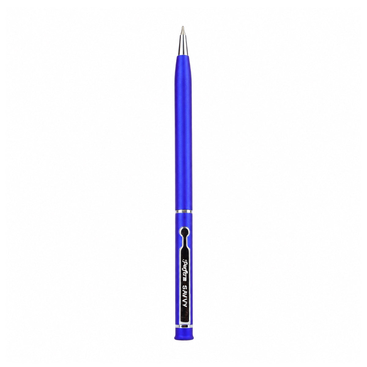 Perform Savvy Matte Twist Ballpen - Blue with Fine Blue Ink