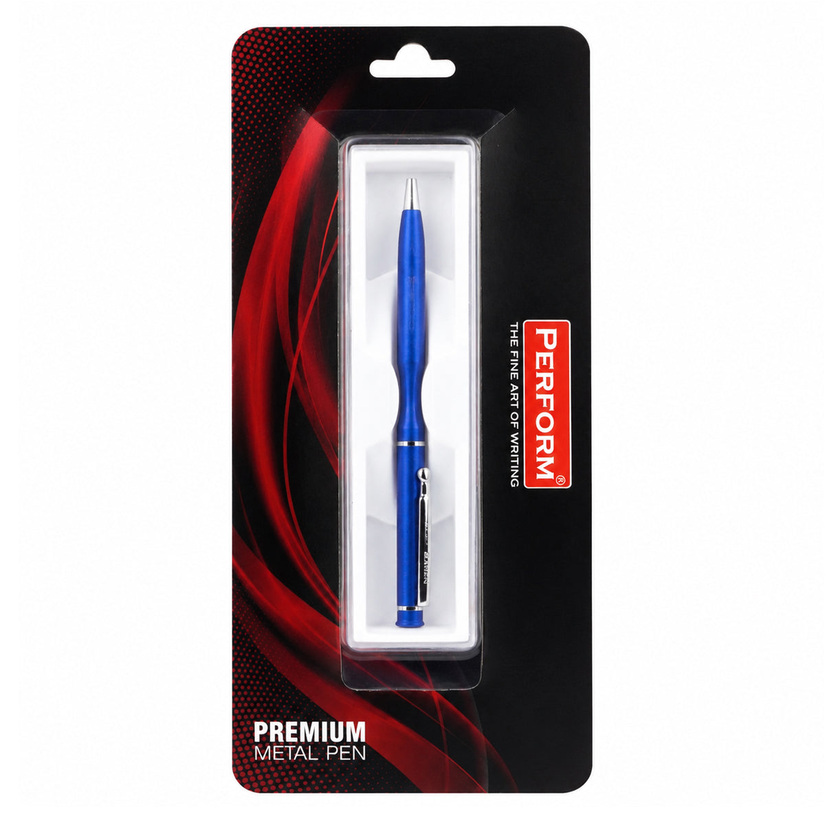 Perform Savvy Matte Twist Ballpen - Blue with Fine Blue Ink