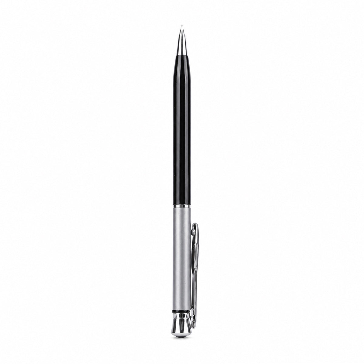 Perform Status Glossy Twist Ballpen - Gray & Black with Fine Blue Ink
