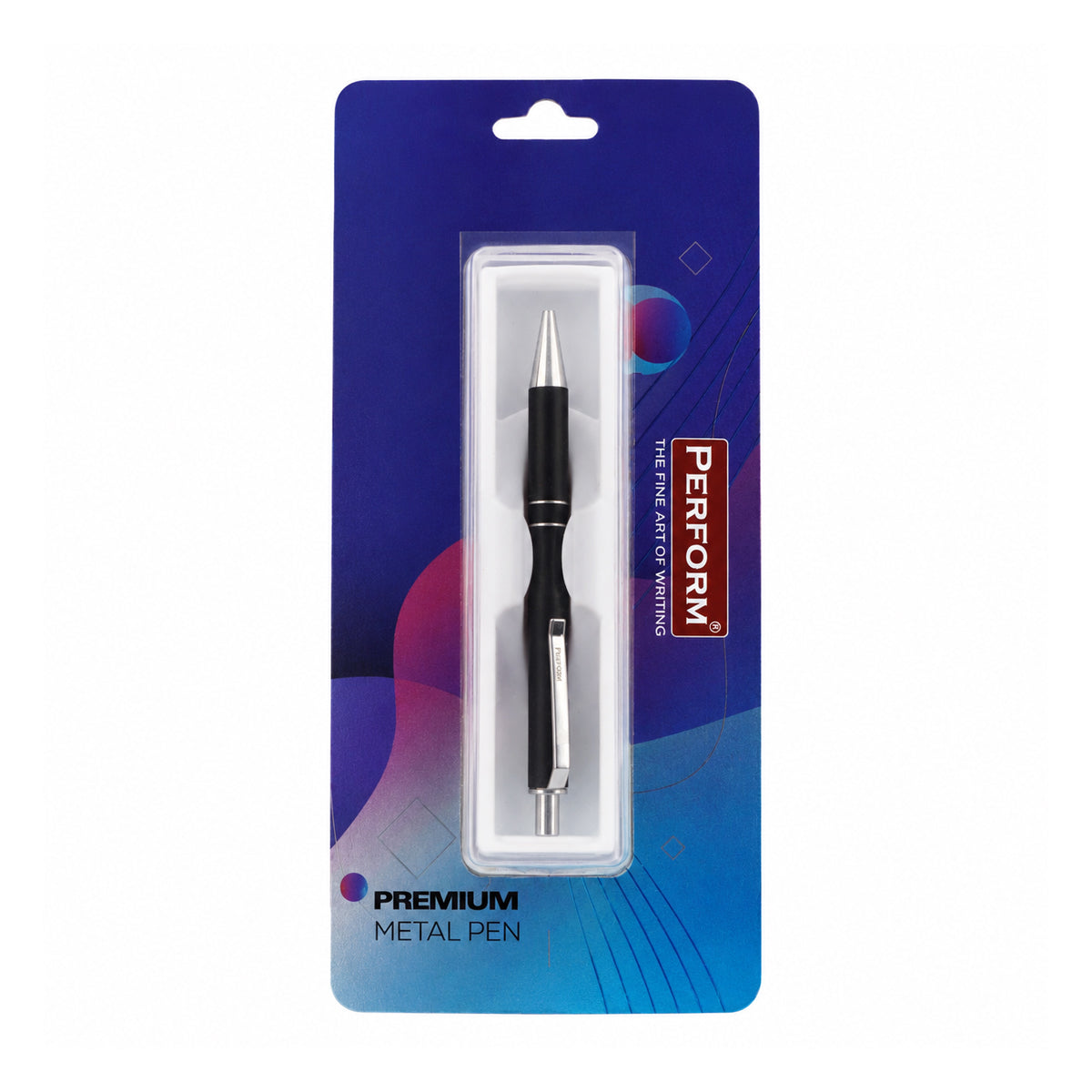 Perform Image Matte Retractable Ballpen - Black with Fine Blue Ink
