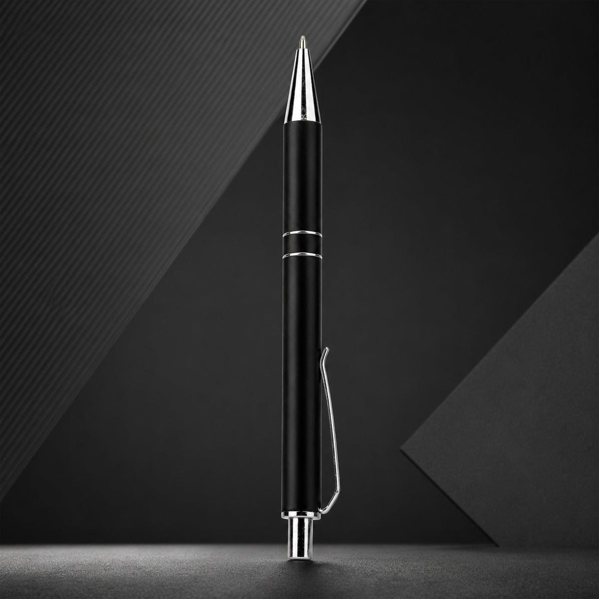 Perform Image Matte Retractable Ballpen - Black with Fine Blue Ink
