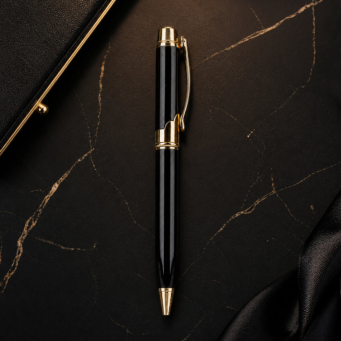 Flair Violin Designer Metal Ball Pen - Twist Type, Blue Ink