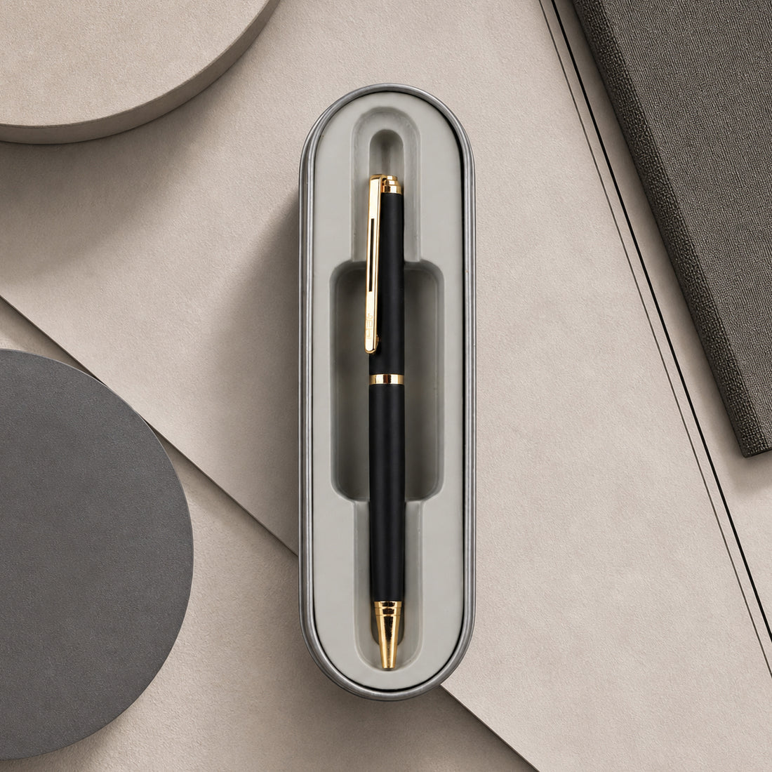 Flair V-King Designer Metal Ball Pen - Twist Mechanism Blue Ink