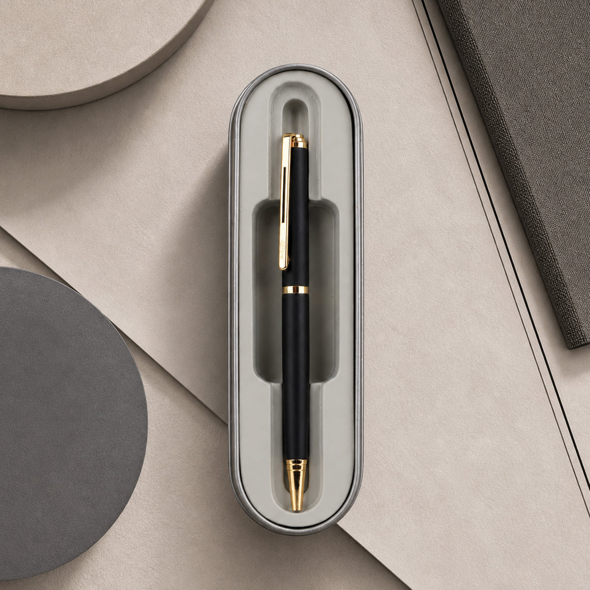 Flair V-King Designer Metal Ball Pen - Twist Mechanism Blue Ink