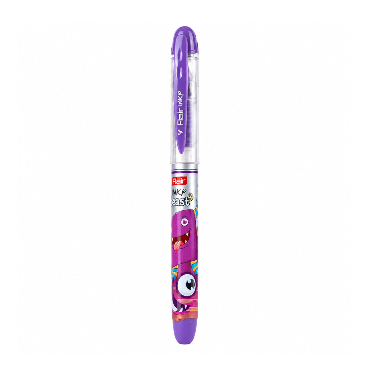 Flair Inky Beast Purple Fountain Pen – Pack of 2, Cartridge Filling