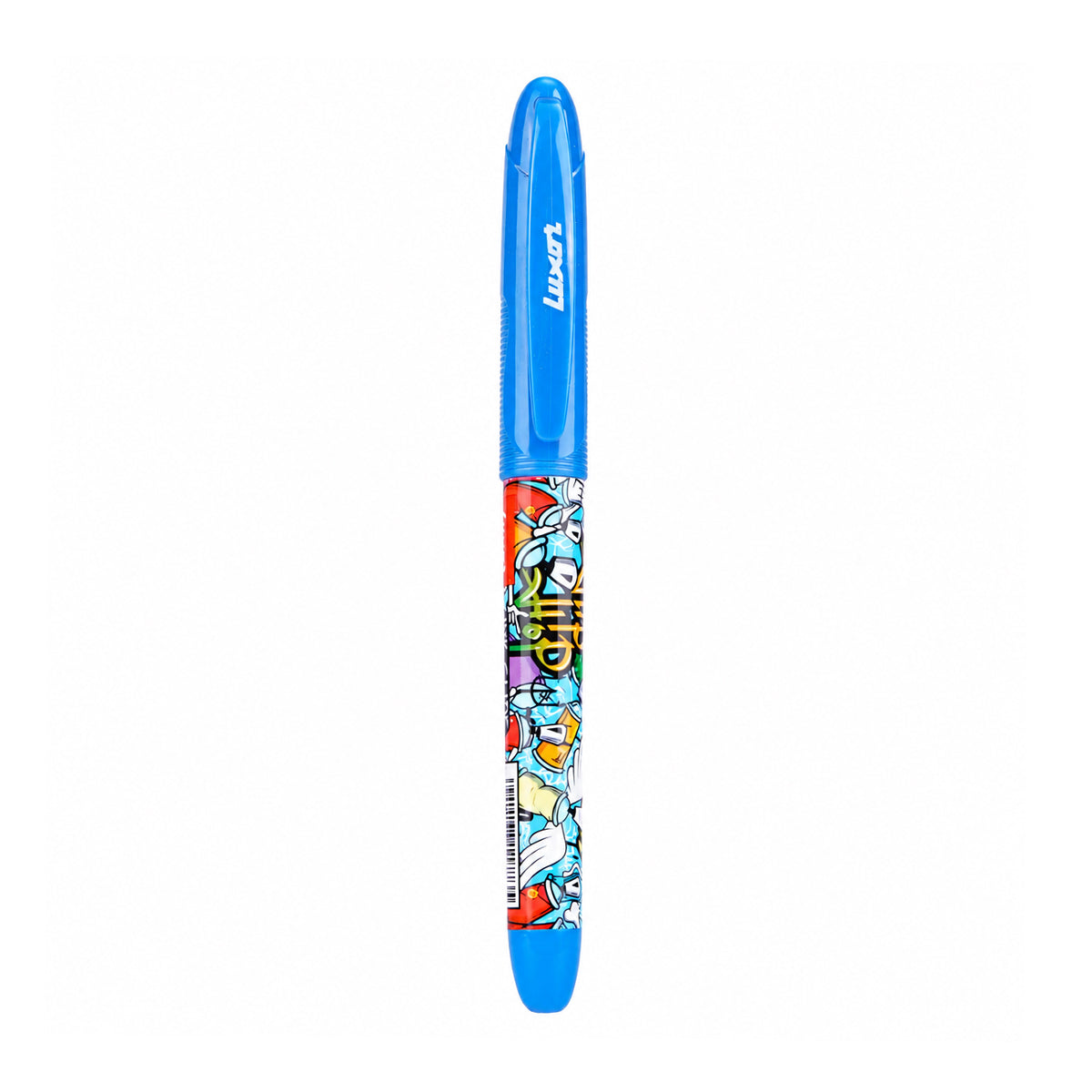 Luxor INK Glide Graffiti Fountain Pen – Blue, Pack of 2