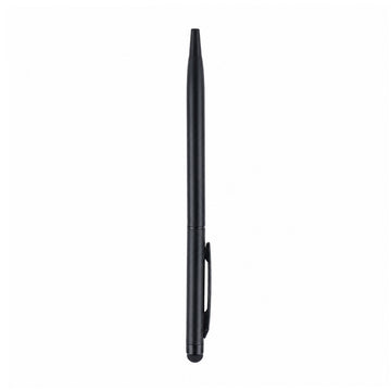 The Writershub Matte Black 2‑in‑1 Ballpoint & Stylus Pen — Blue Ink