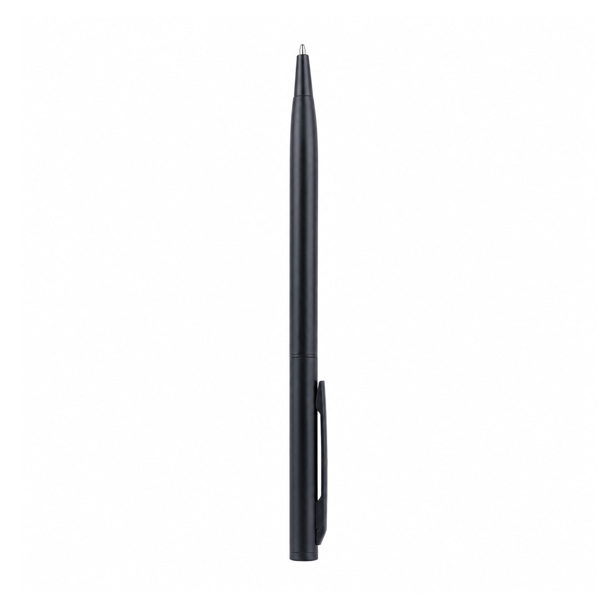 Slim Black Body and Cap – Twist Type Ball Pen