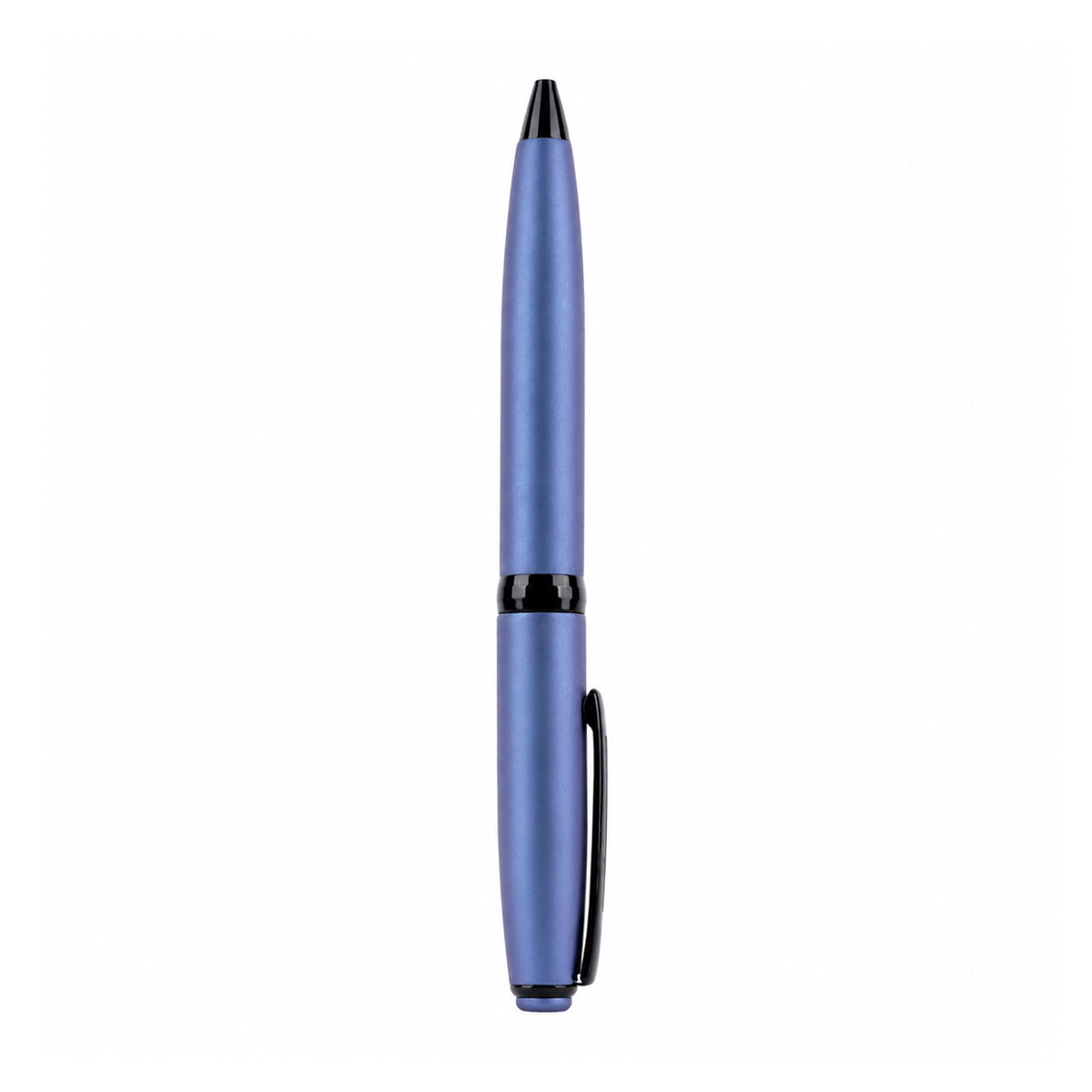 The Writershub Blue Metal Ball Pen | Blue Ink | Twist Mechanism