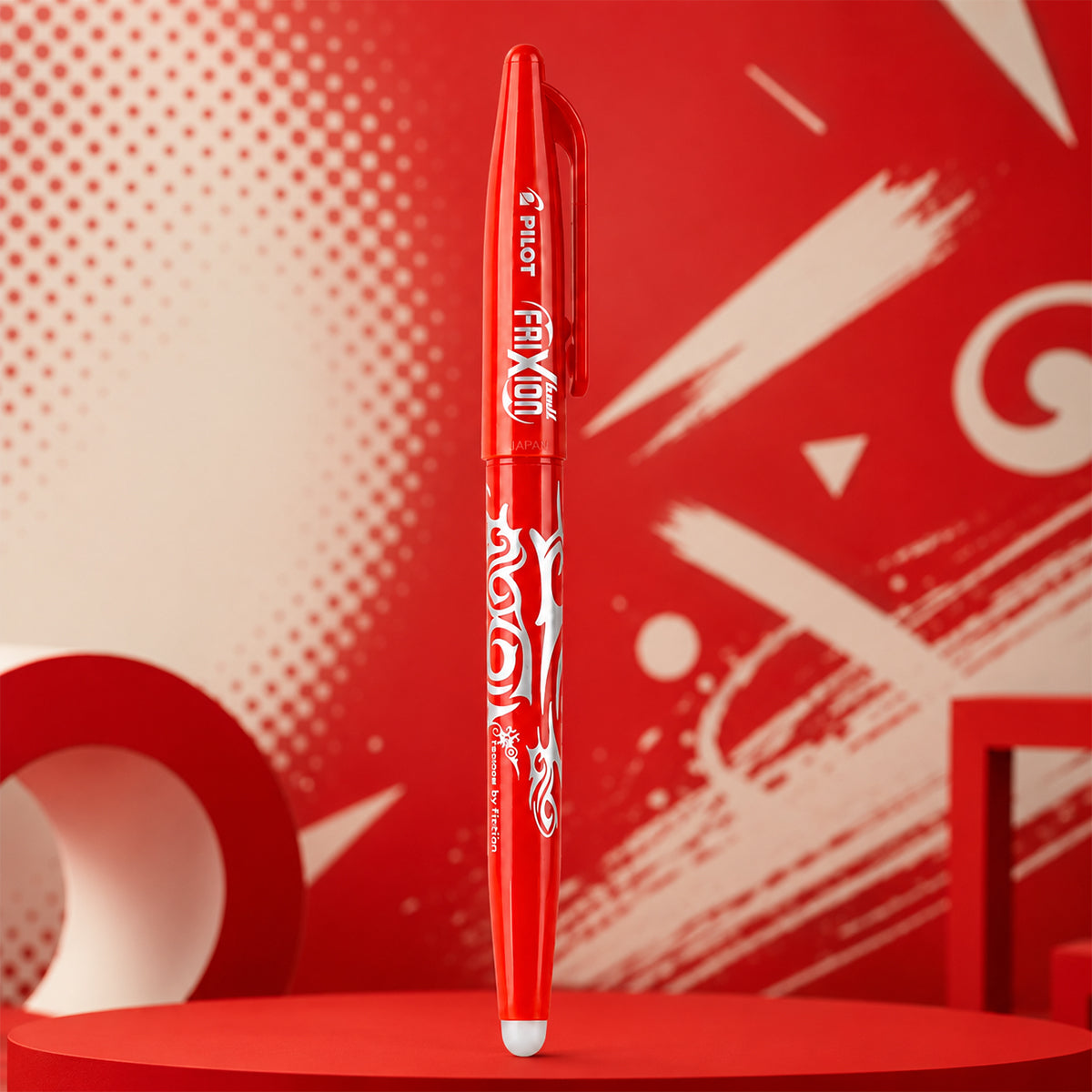 Pilot FriXion Erasable Red Rollerball Pen — Red Ink