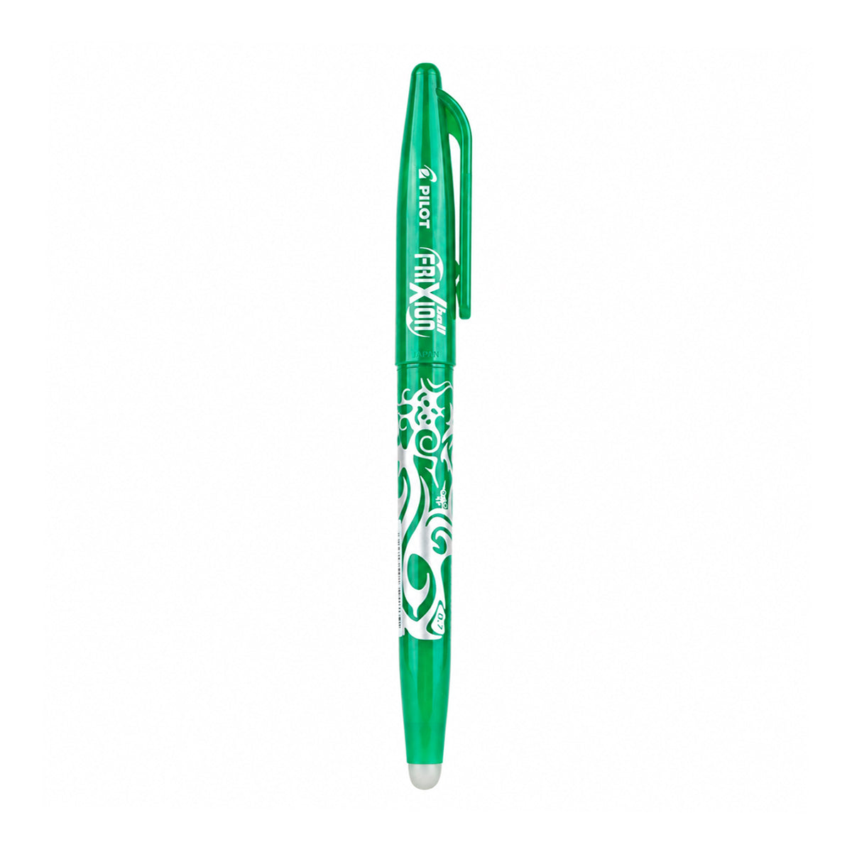 Pilot Frixion Erasable Green Rollerball Pen — Unique Thermo-Sensitive Ink with Built-In Eraser