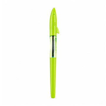 Jinhao Shark Green Roller Ball Pen — Blue Ink, Shark-Fin Clip