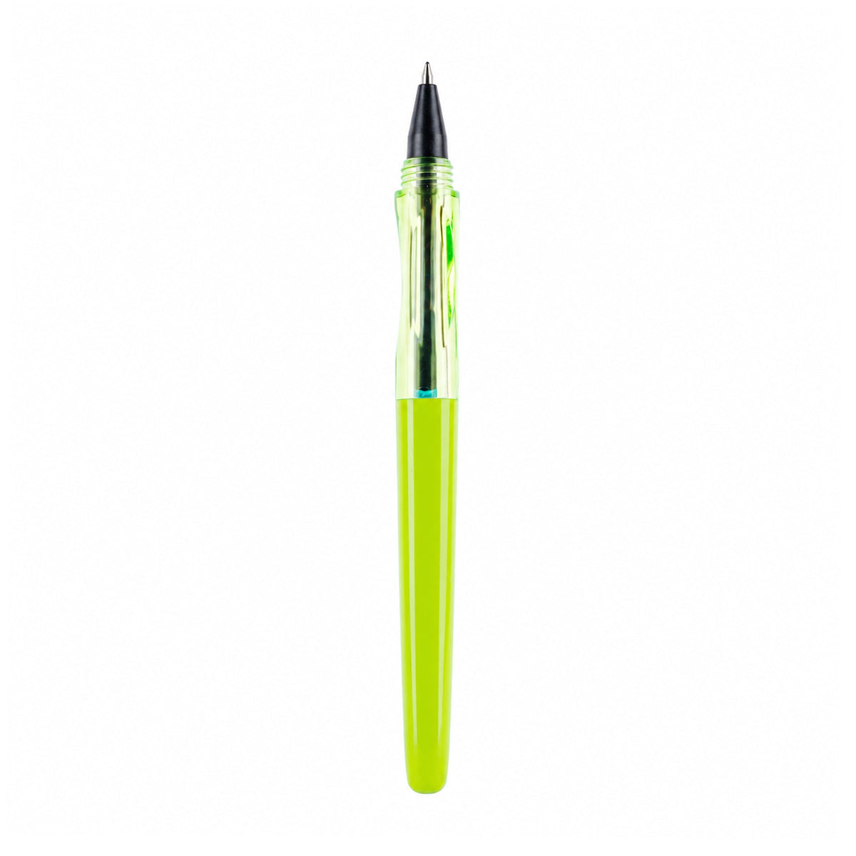 Jinhao Shark Green Roller Ball Pen — Blue Ink, Shark-Fin Clip