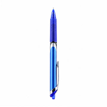 Pilot Hi-Tecpoint V7 RT Blue Rollerball Pen — 0.7mm Medium Refillable Retractable with Rubber Grip