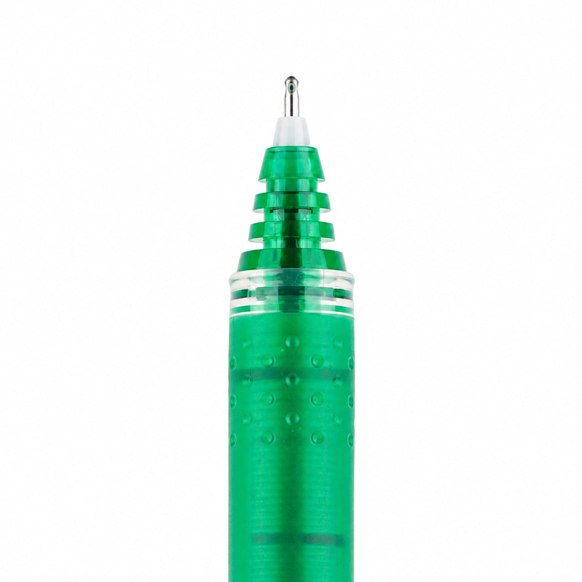 Pilot Hi-Tecpoint V5 Grip Green Rollerball Pen — 0.5mm Ultra-Fine Liquid Ink with Ergonomic Grip