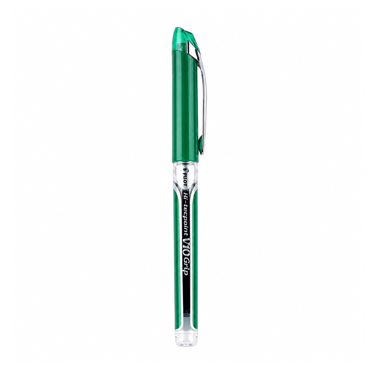 Pilot Hi-Tecpoint V10 Grip Green Rollerball Pen
