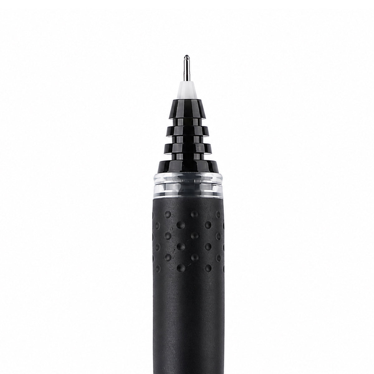 Pilot Hi-Tecpoint V5 Grip Black Rollerball Pen — 0.5mm Ultra-Fine Liquid Ink with Dimpled Grip