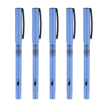 Flair O2 Blue Ball Pen — Smooth Fine Tip with Ergonomic Grip