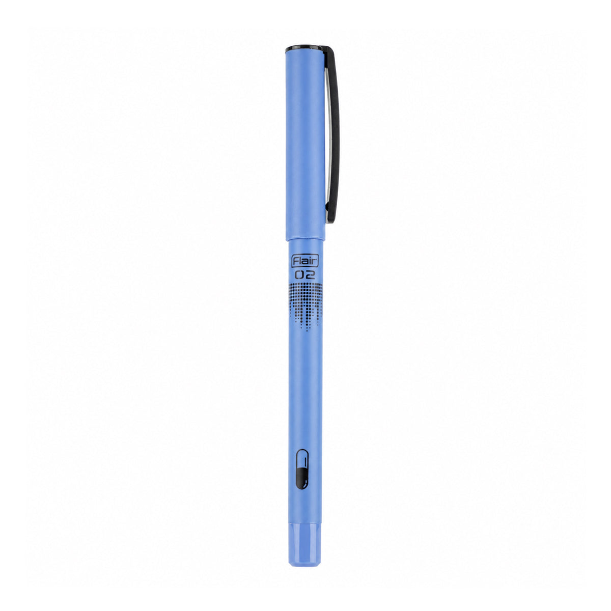 Flair O2 Blue Ball Pen — Smooth Fine Tip with Ergonomic Grip
