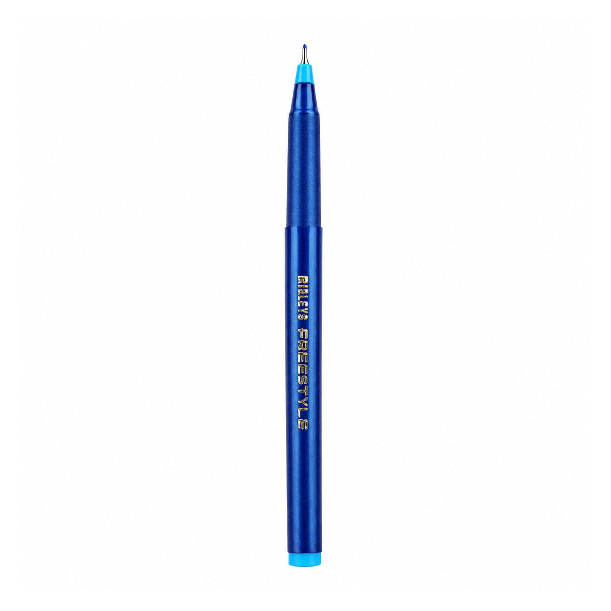 Ridleys Freestyle Pack of 5 — Blue Ink Fibre Tip Stick Pen