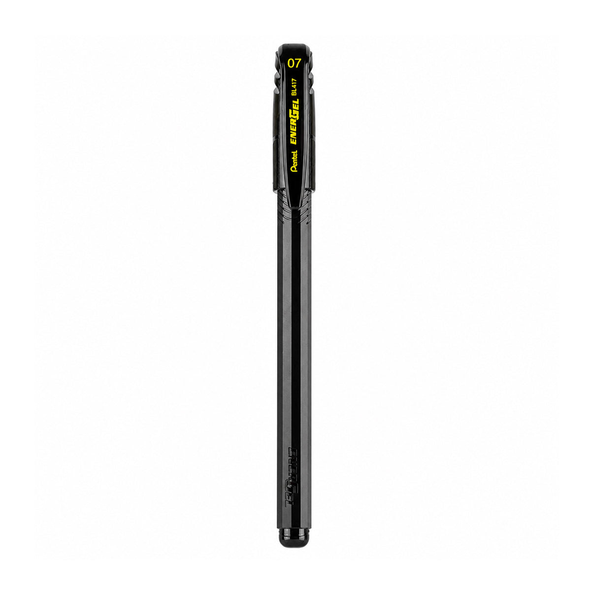 Pentel EnerGel – Black Body with Black Clip (Black Ink) Set of 2