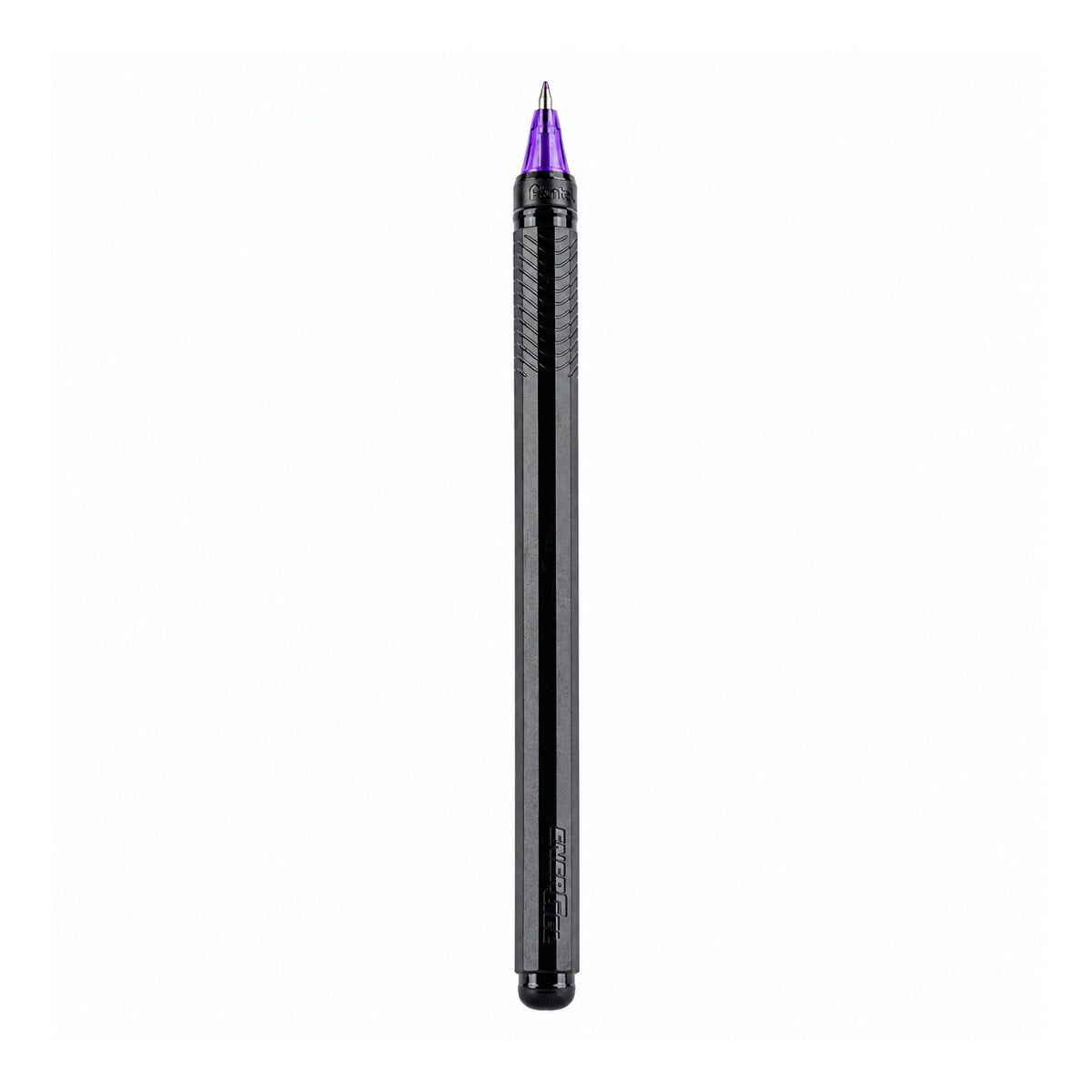 Pentel EnerGel Black & Violet Plastic Gel Pen | Violet Ink | Cap Type