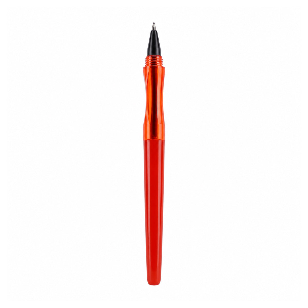Jinhao Shark Red Roller Ball Pen — Blue Ink, Shark-Fin Clip