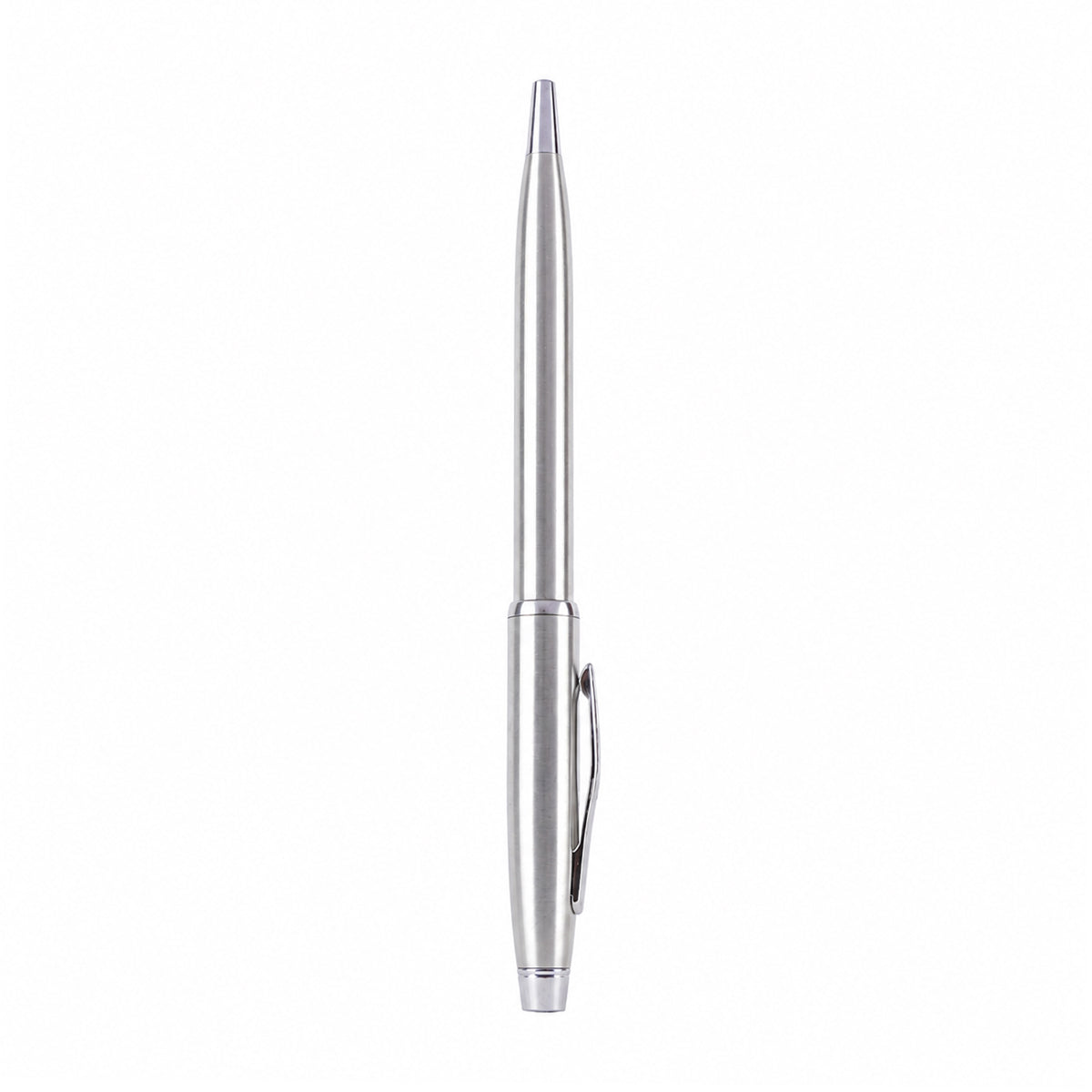 Silver Colour Body With Silver Clip – Twist Type Ball Pen