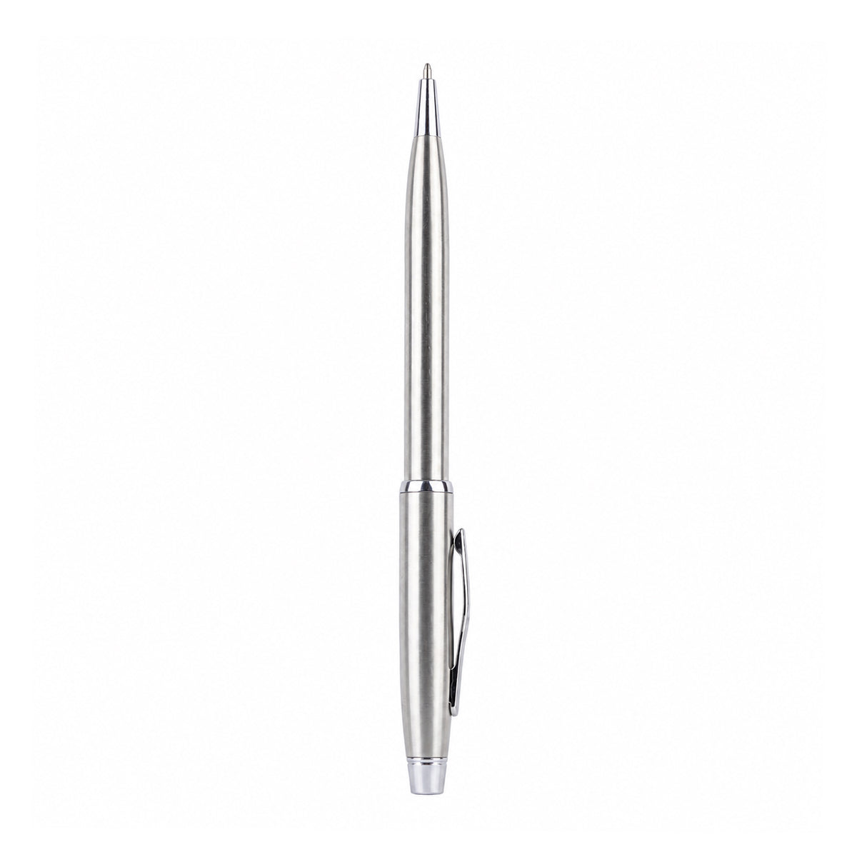 Silver Colour Body With Silver Clip – Twist Type Ball Pen
