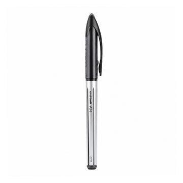 Uni-ball Air Micro UBA188L Gel Pen — Black Ink, Black & White Body