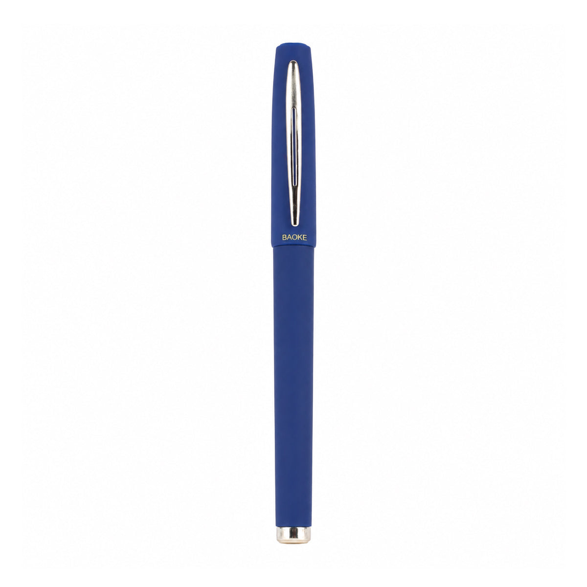 Baoke 1.0mm Bold Blue Rollerball Pen — Full Blue Finish, Cap Type