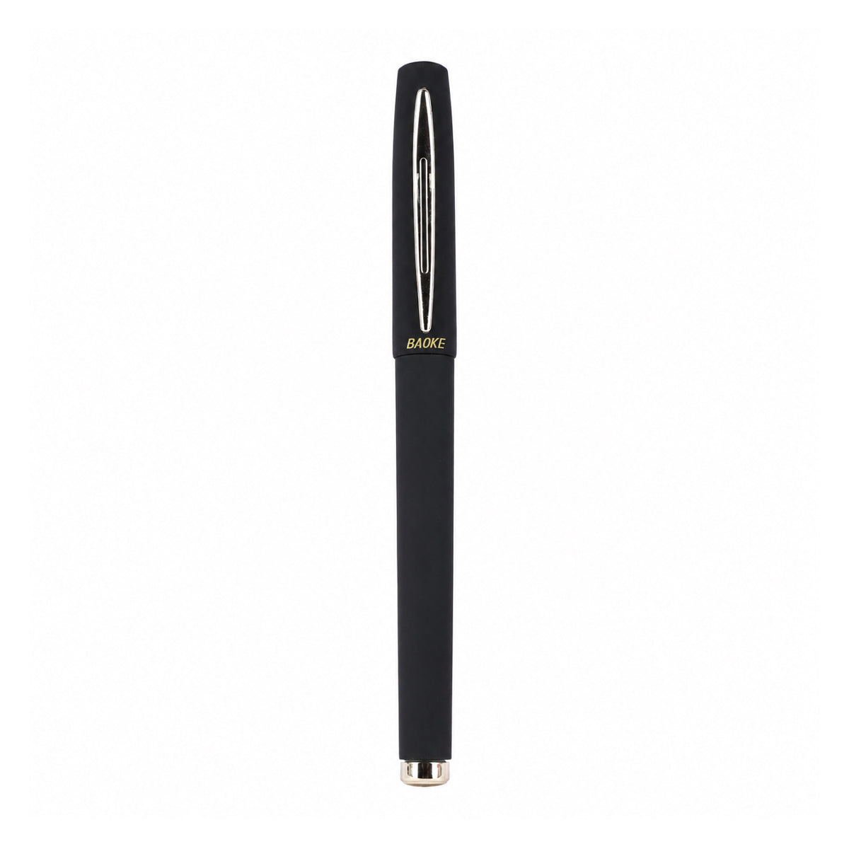 Baoke 1.0 mm Bold Tip Rollerball Pen — Full Black Finish