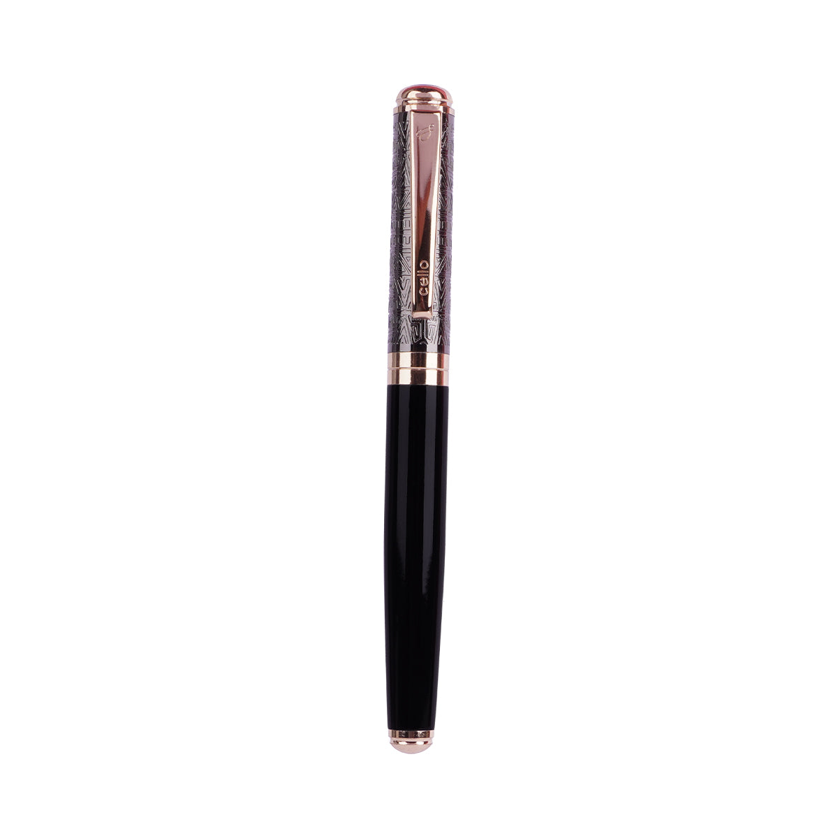 Cello Signature Heritage Black Fountain Pen – Fine Nib