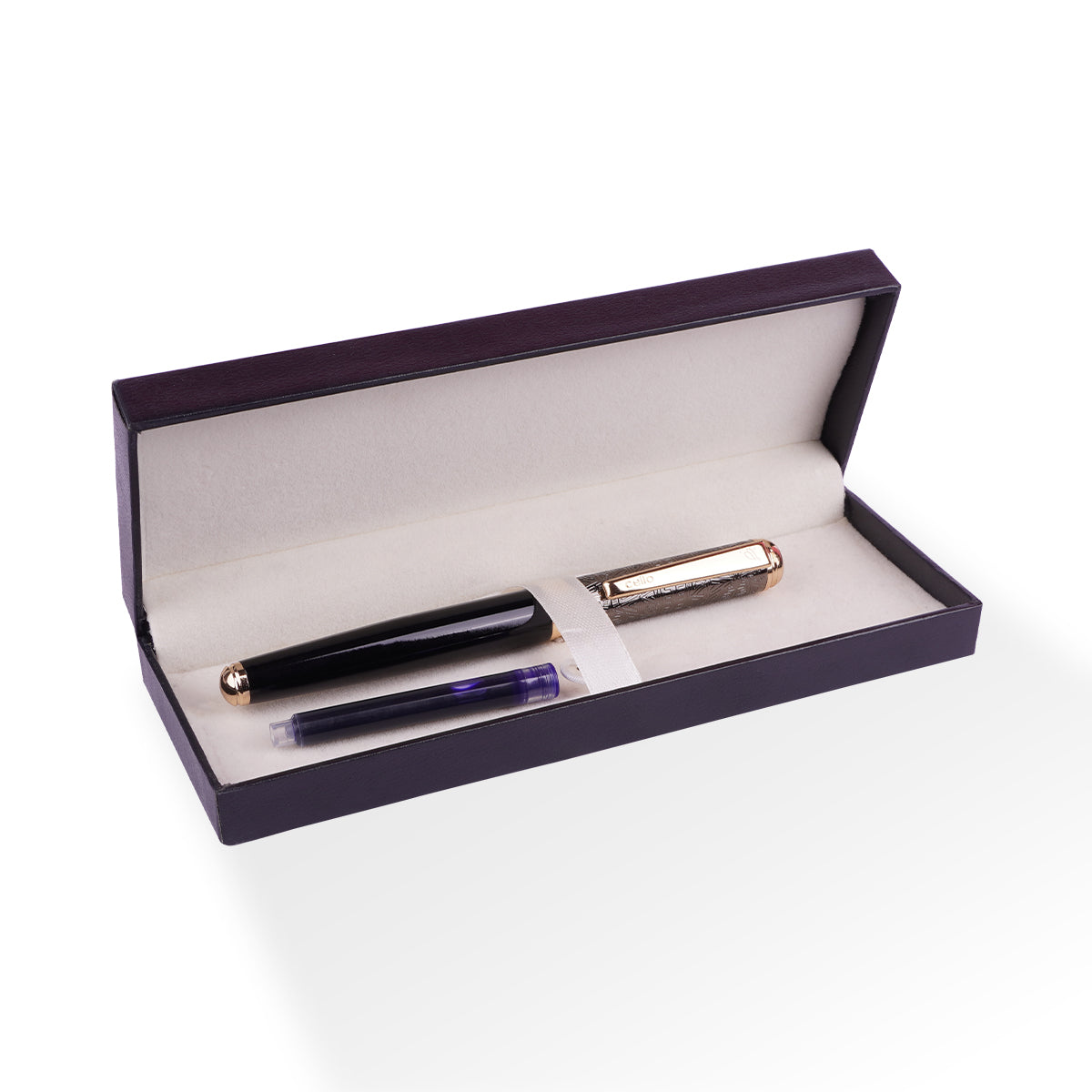 Cello Signature Heritage Black Fountain Pen – Fine Nib