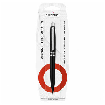 Sheaffer VFM — Matte Black & Chrome Trim Ball Pen