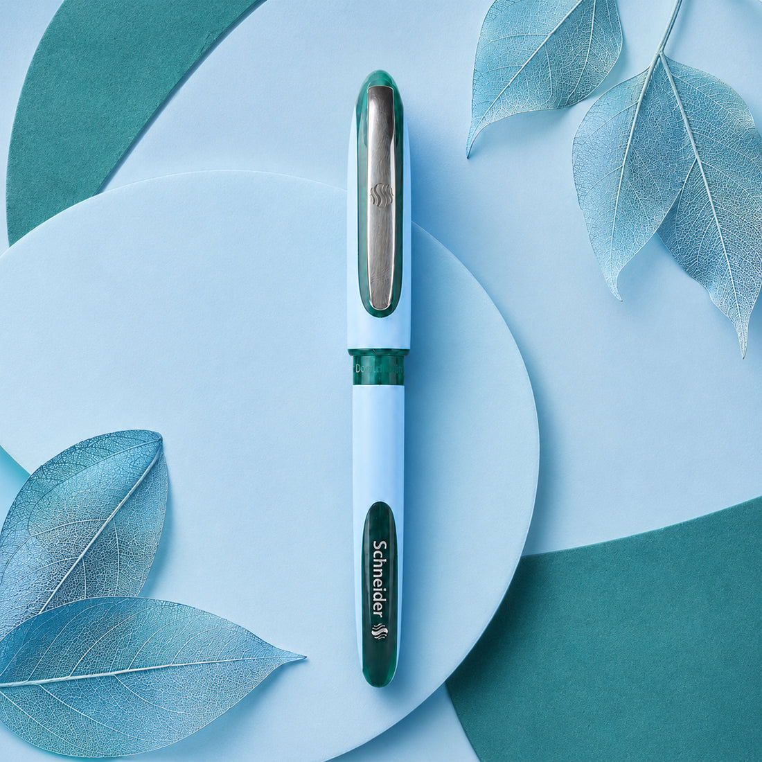 Luxor Schneider One Hybrid Roller Ball Pen – Green, 0.5 mm Needle Tip