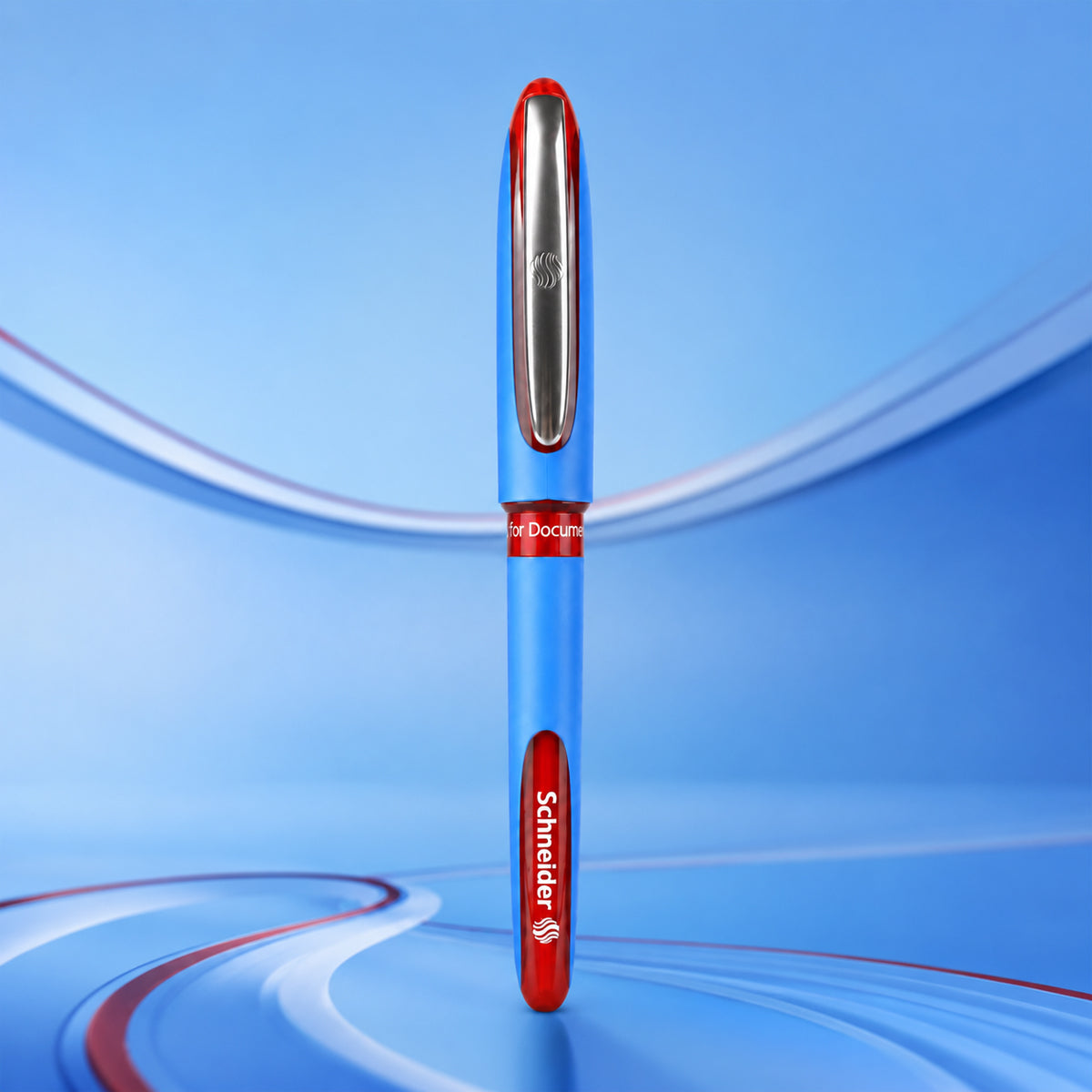 Luxor Schneider One Hybrid Roller Ball Pen – Red, 0.3 mm Cone Tip