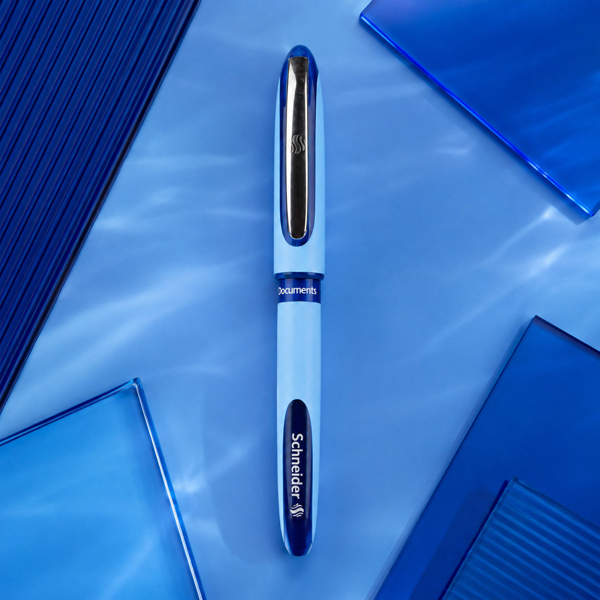Luxor Schneider One Hybrid Roller Ball Pen – Blue, 0.5 mm Needle Tip