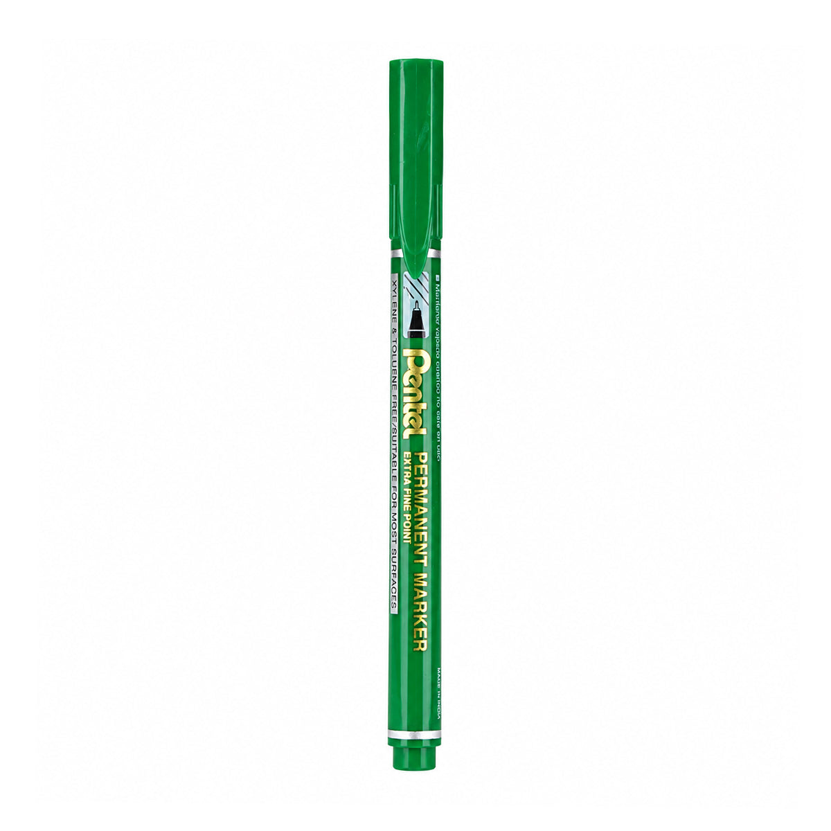 Pentel NF450 Permanent Marker Extra Fine Tip — Set of 9 (Green)