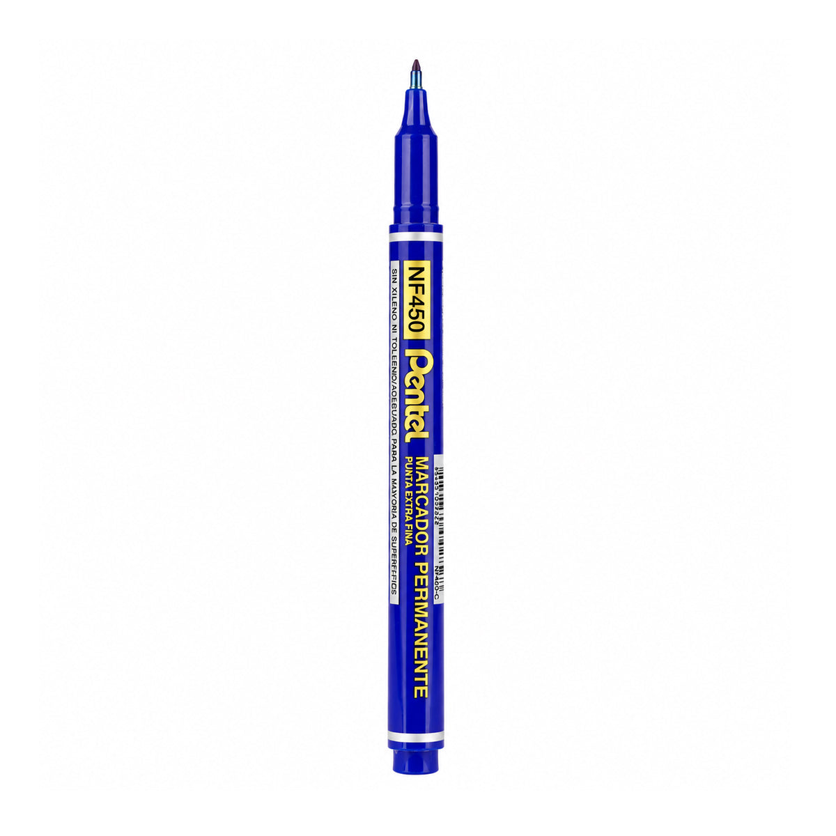 Pentel NF450 Permanent Marker Extra Fine Tip — Set of 8 (Blue)