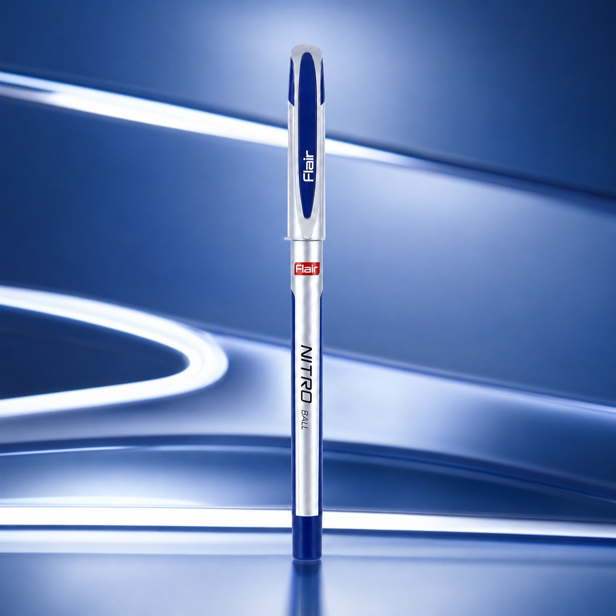 Flair Nitro 0.7 mm — Blue Ball Pen (Cap)