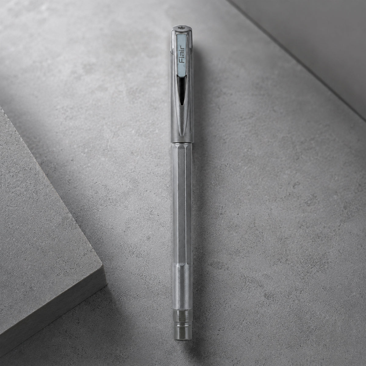 Flair Jet‑Speed 0.7 mm — Grey Body Gel Pen Set (10 pcs)