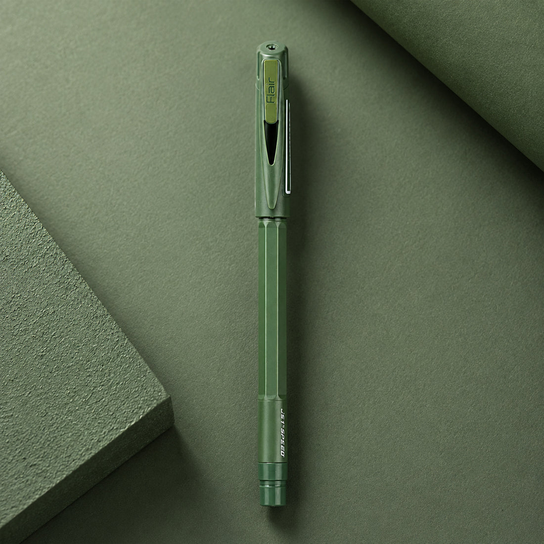 Flair Jet‑Speed 0.7 mm — Green Body Gel Pen Set (10 pcs)