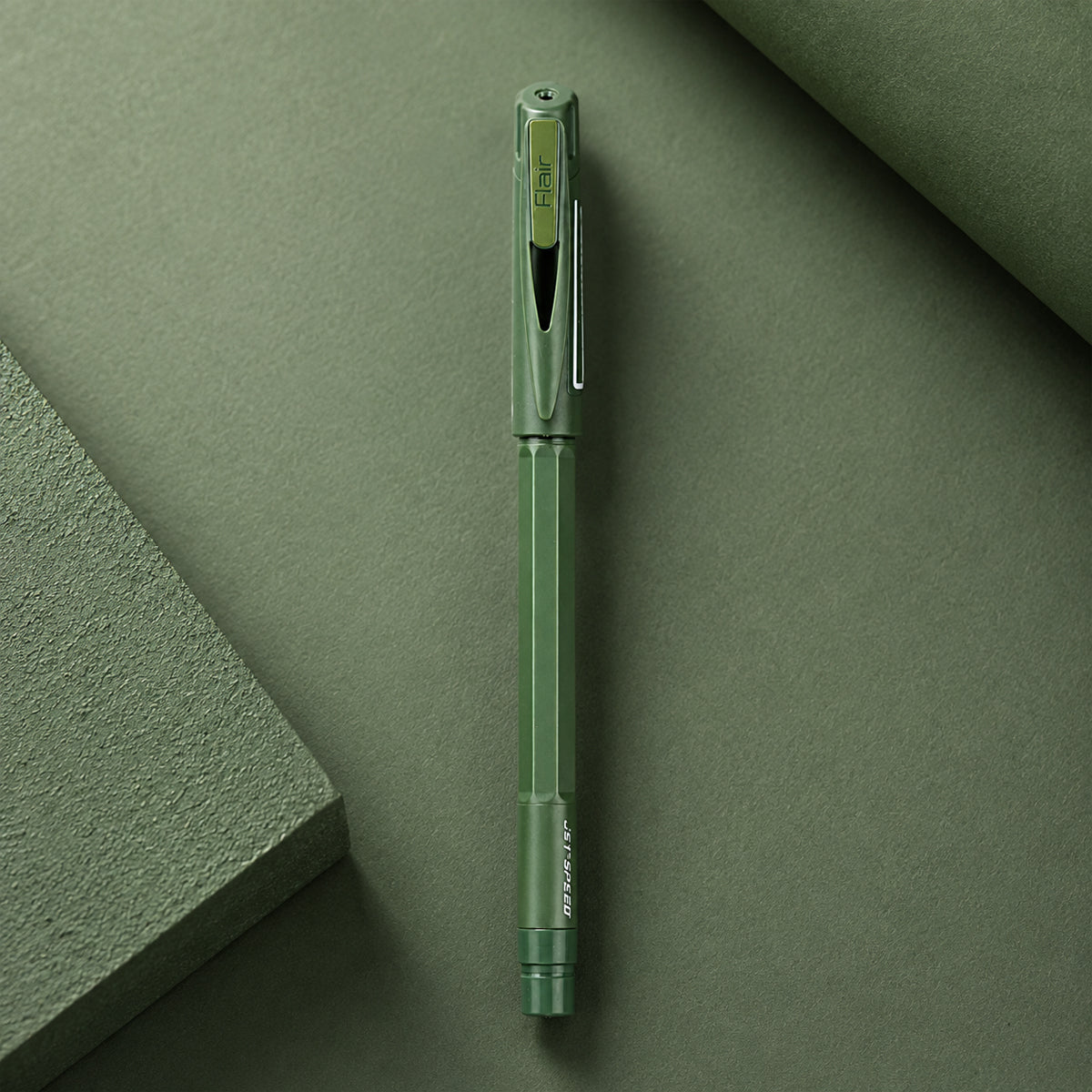 Flair Jet‑Speed 0.7 mm — Green Body Gel Pen Set (10 pcs)