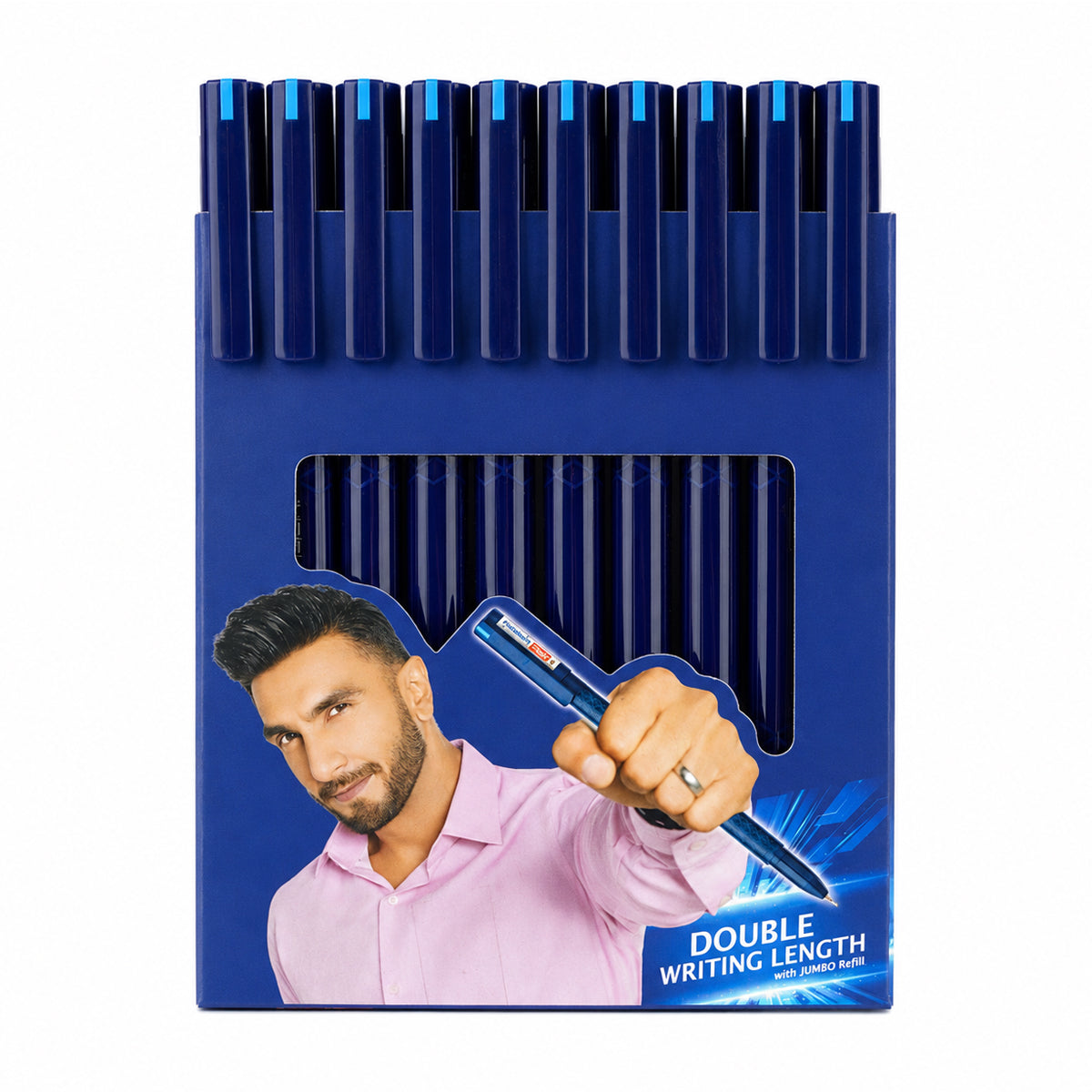 Flair Carbonix — Blue Ball Pen Set (10 pcs)