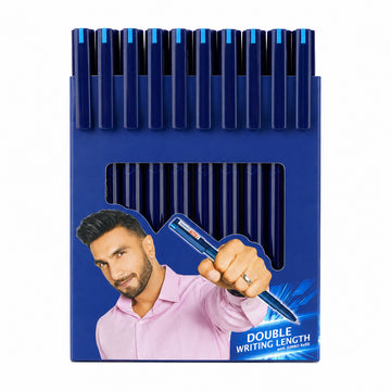 Flair Carbonix — Blue Ball Pen Set (10 pcs)