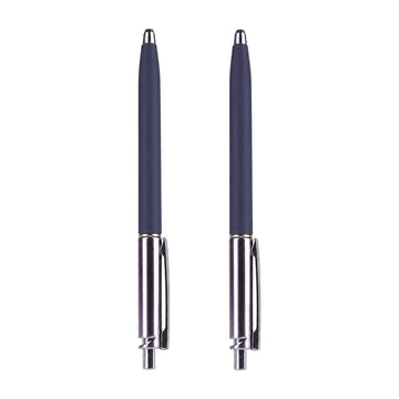 Reynolds JETTER GLITZ Ball Pen Set of 2 | Blue Ink | Smooth Writing