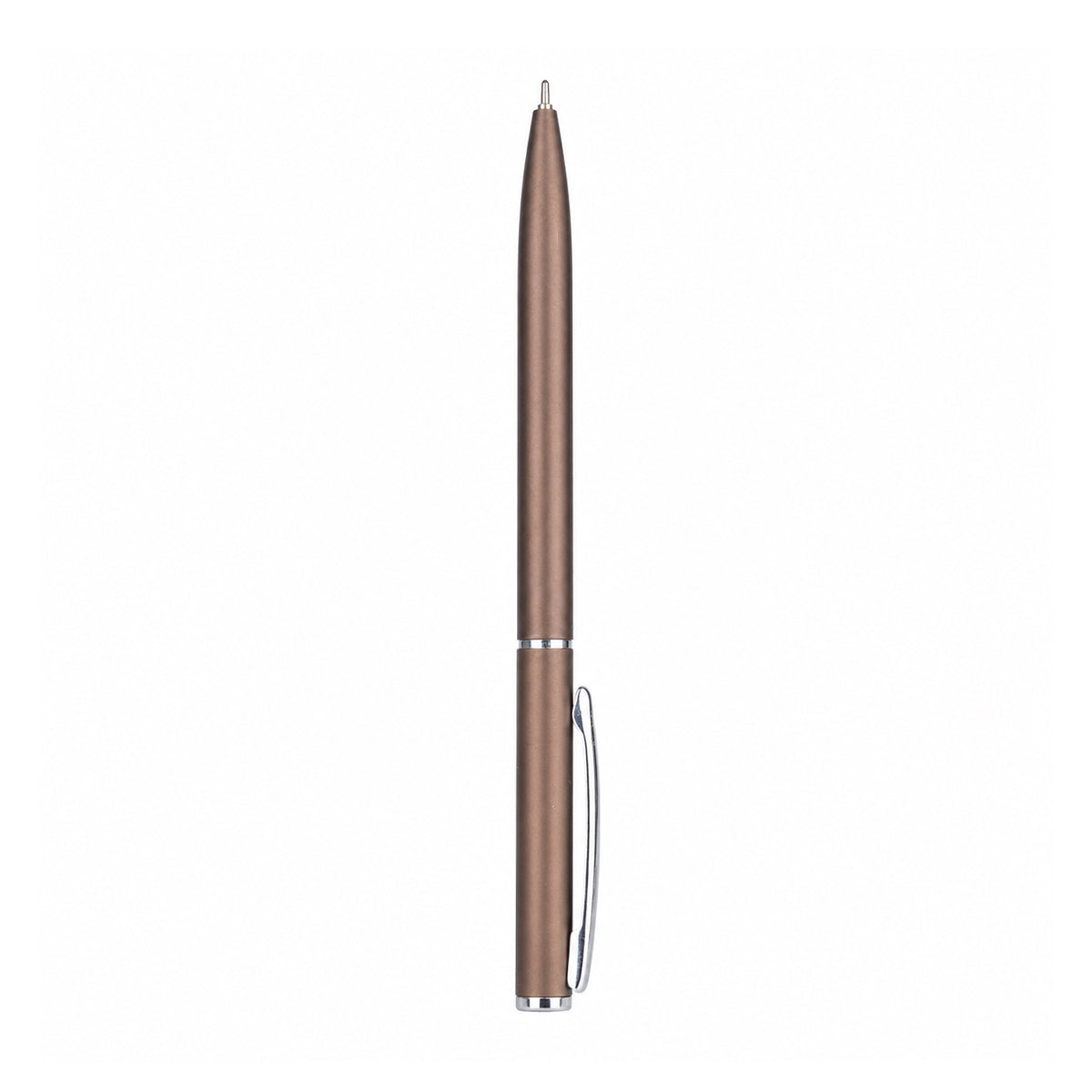 Cello Magnum Metal Ball Pen — Matte Brown, Blue Ink