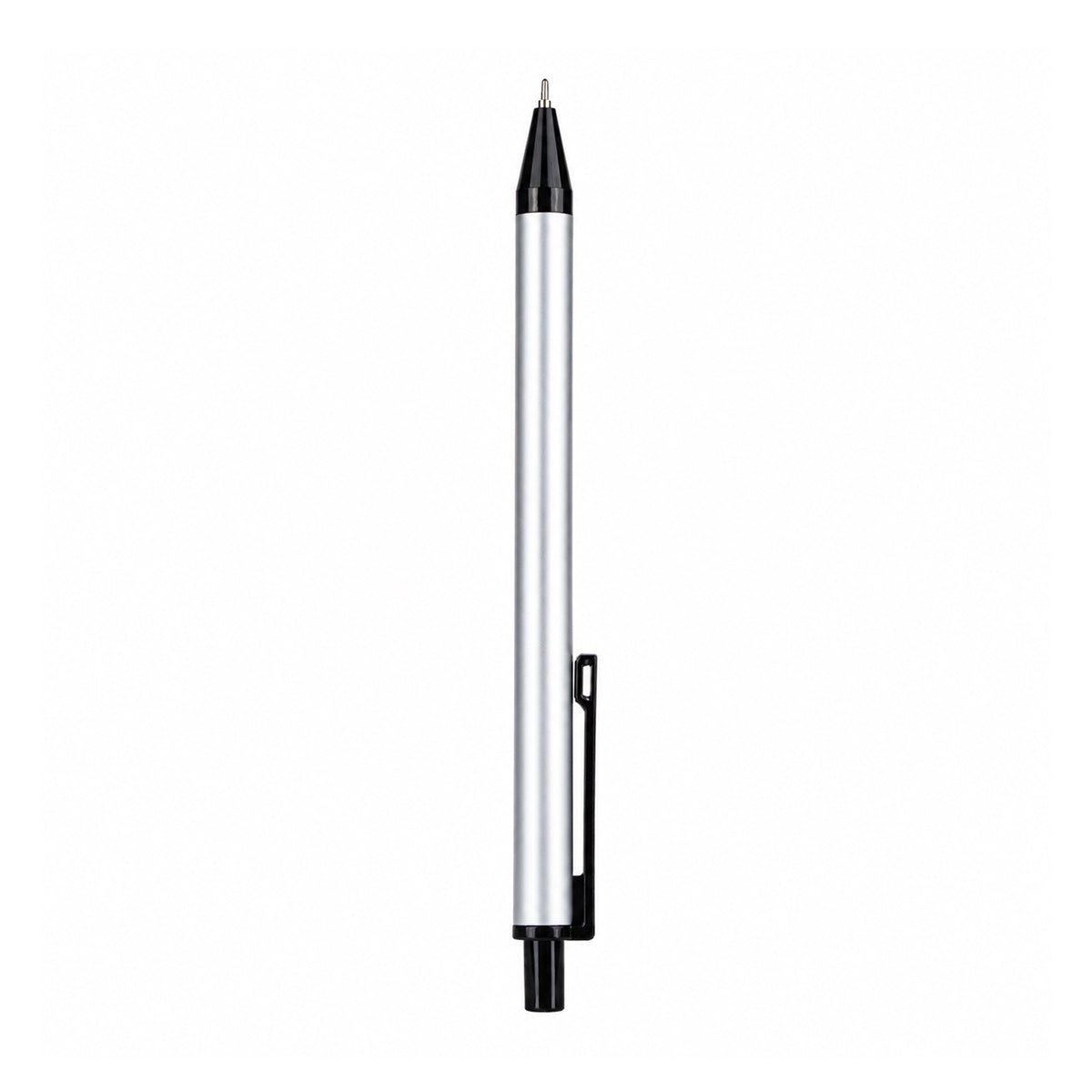 Cello Select Success Metal Ball Pen — Glossy Silver, Blue Ink, Retractable