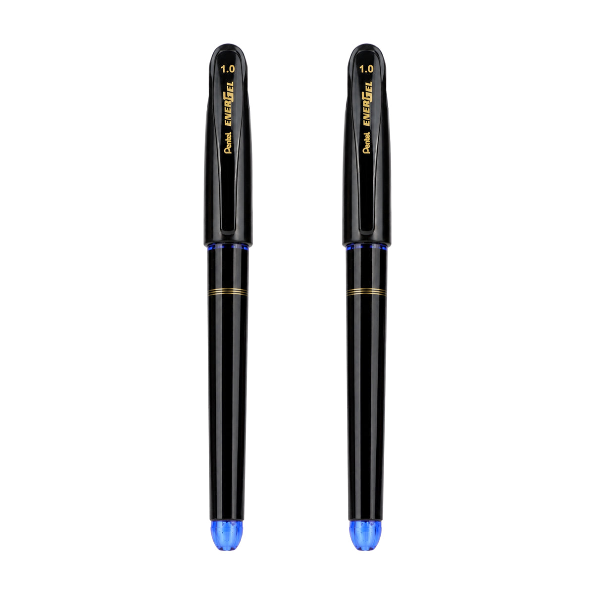 Pentel EnerGel Bold 1.0mm Blue Gel Pen (BL410) — Pack of 2